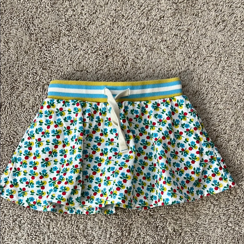 Colorful Mini Boden Skort with Floral Print